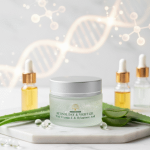Intrigue Organics🌙 Retinol Day & Night Gel – 24hr Skin Repair (50gm)