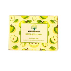 🍏 Green Apple Handmade Soap – Nourish & Revitalize(100g)