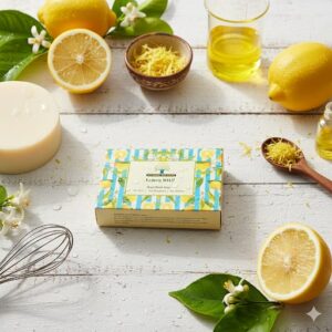 🍋 Lemon Handmade Soap – Refreshing Citrus Glow(100g)