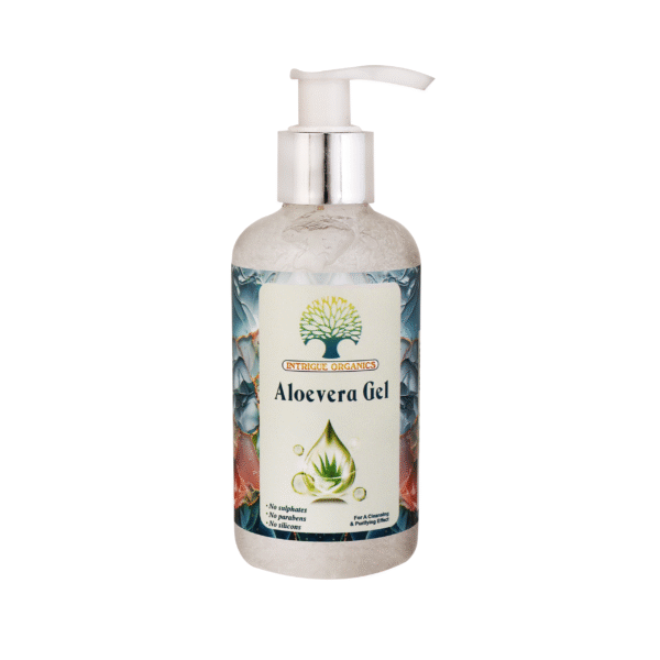 Intrigue Organics Aloe Vera Gel – Soothing Skin Hydrator (200ml)