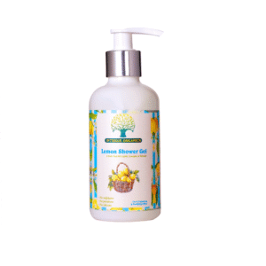 Intrigue Organics Lemon Shower Gel – Refreshing & Purifying Bath (200ml)
